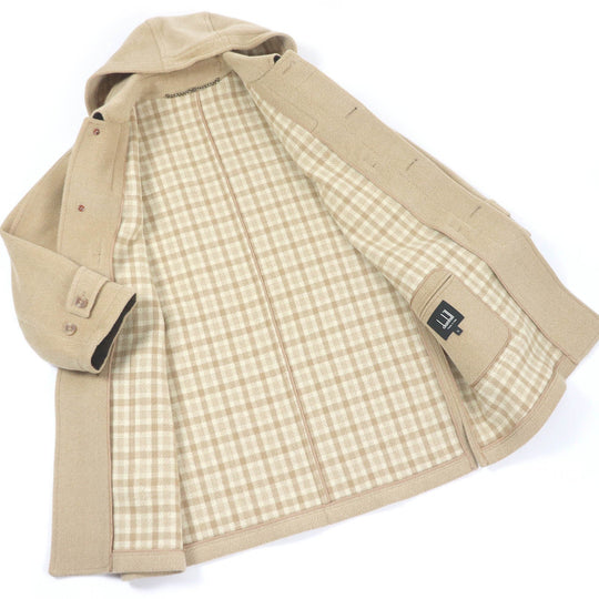 Dunhill Duffel coat Main: 100% wool beige mens M Used Authentic