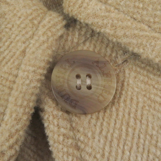 Dunhill Duffel coat Main: 100% wool beige mens M Used Authentic
