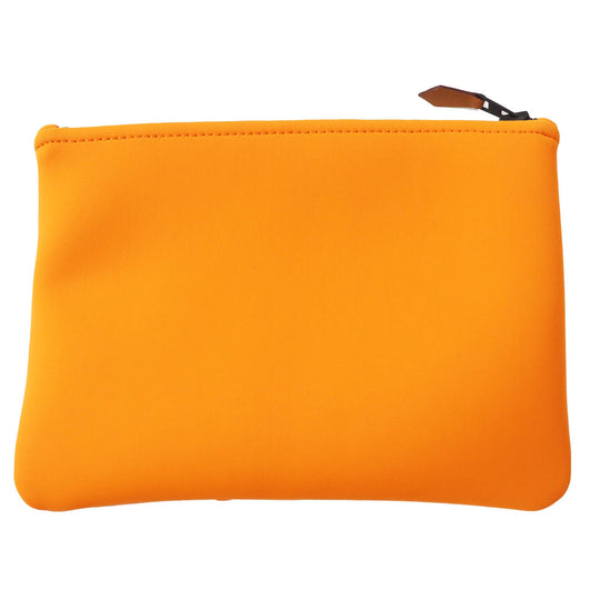 HERMES Pouch Main: Polyamide, Main: Elastane, Lining: Cotton, Part: Leather Orange Neoban Thalassa PM Women Used Authentic