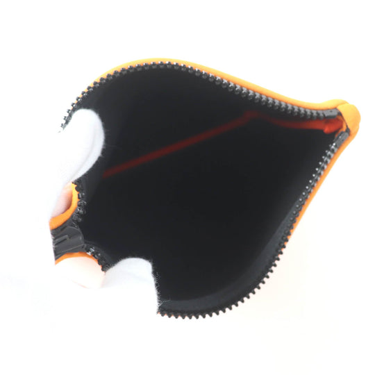 HERMES Pouch Main: Polyamide, Main: Elastane, Lining: Cotton, Part: Leather Orange Neoban Thalassa PM Women Used Authentic