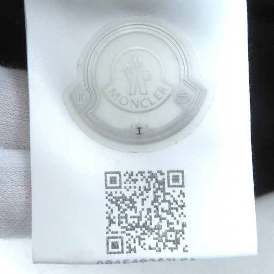 MONCLER Short sleeve T-shirt Main: 100% cotton, Part: 100% cotton black T-SHIRT GIROCOLLO Women L Used Authentic
