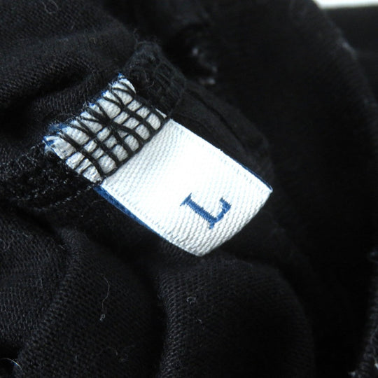 MONCLER Short sleeve T-shirt Main: 100% cotton, Part: 100% cotton black T-SHIRT GIROCOLLO Women L Used Authentic