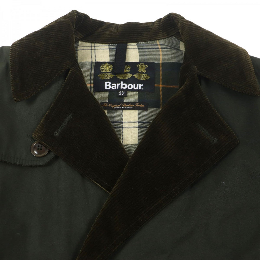 Barbour coat cotton khaki mens 36 Used Authentic