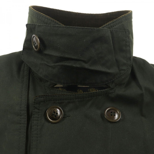Barbour coat cotton khaki mens 36 Used Authentic