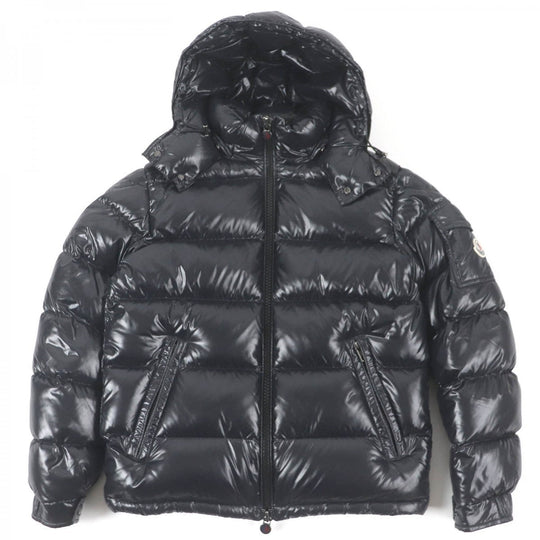 MONCLER Down jacket Main: 100% nylon, Filling: 90% down, Filling: 10% feather black MAYA GIUBBOTTO mens Used Authentic