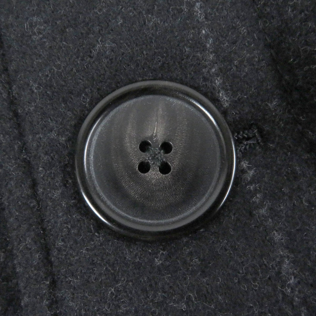 HERMES coat Outer: 90% wool, Outer: 10% cashmere, Lining: 80% nylon, Lining: 20% polyurethane, Filling: 84% polyester Dark gray mens 50 Used Authentic