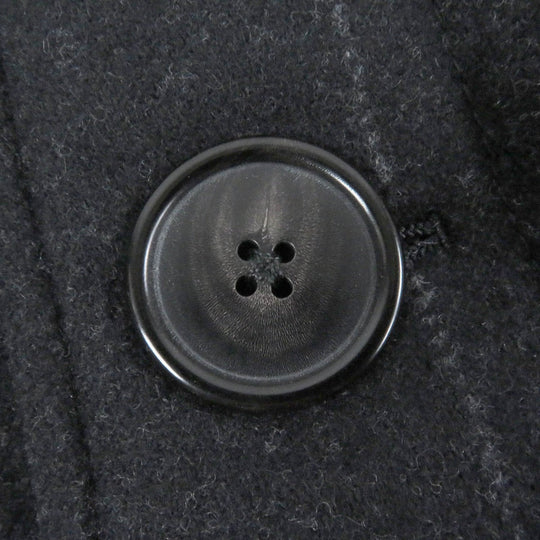 HERMES coat Outer: 90% wool, Outer: 10% cashmere, Lining: 80% nylon, Lining: 20% polyurethane, Filling: 84% polyester Dark gray mens 50 Used Authentic