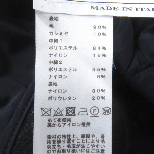 HERMES coat Outer: 90% wool, Outer: 10% cashmere, Lining: 80% nylon, Lining: 20% polyurethane, Filling: 84% polyester Dark gray mens 50 Used Authentic
