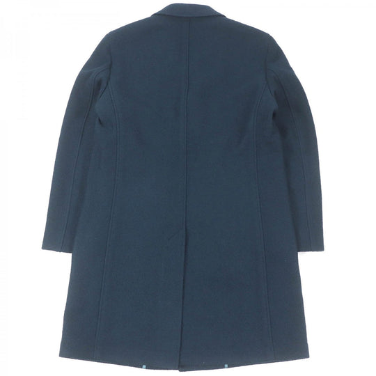 HUGO BOSS Chester coat Outer: 75% wool, Outer: 25% rayon, Part: 87% wool, Part: 33% rayon, Lining: 100% rayon Blue type mens 48 Used Authentic