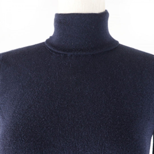 Christian Dior knit Main: 70% cashmere, Main: 30% silk Navy Women 42 Used Authentic