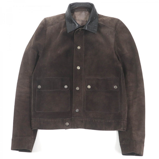 GUCCI Jacket Cowhide Brown