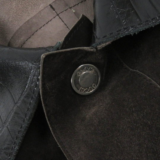 GUCCI Jacket Cowhide Brown