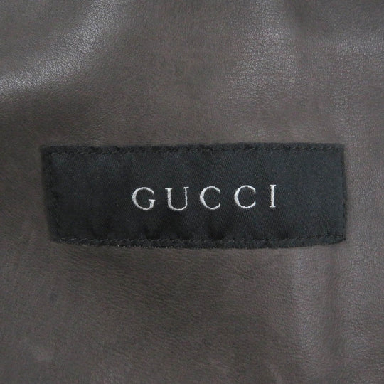 GUCCI Jacket Cowhide Brown