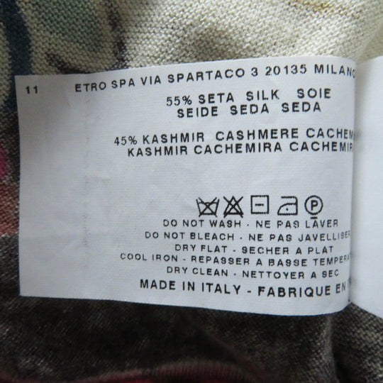 ETRO cardigan 112-18307-9837 silk Multi 48