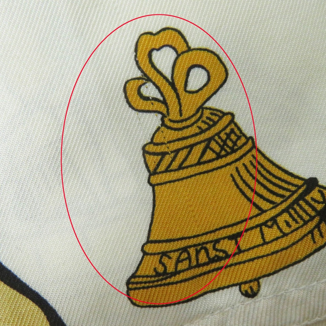 HERMES Long sleeve shirt silk Multi MONT SAINCT MICHEL Mont Saint Michel 42