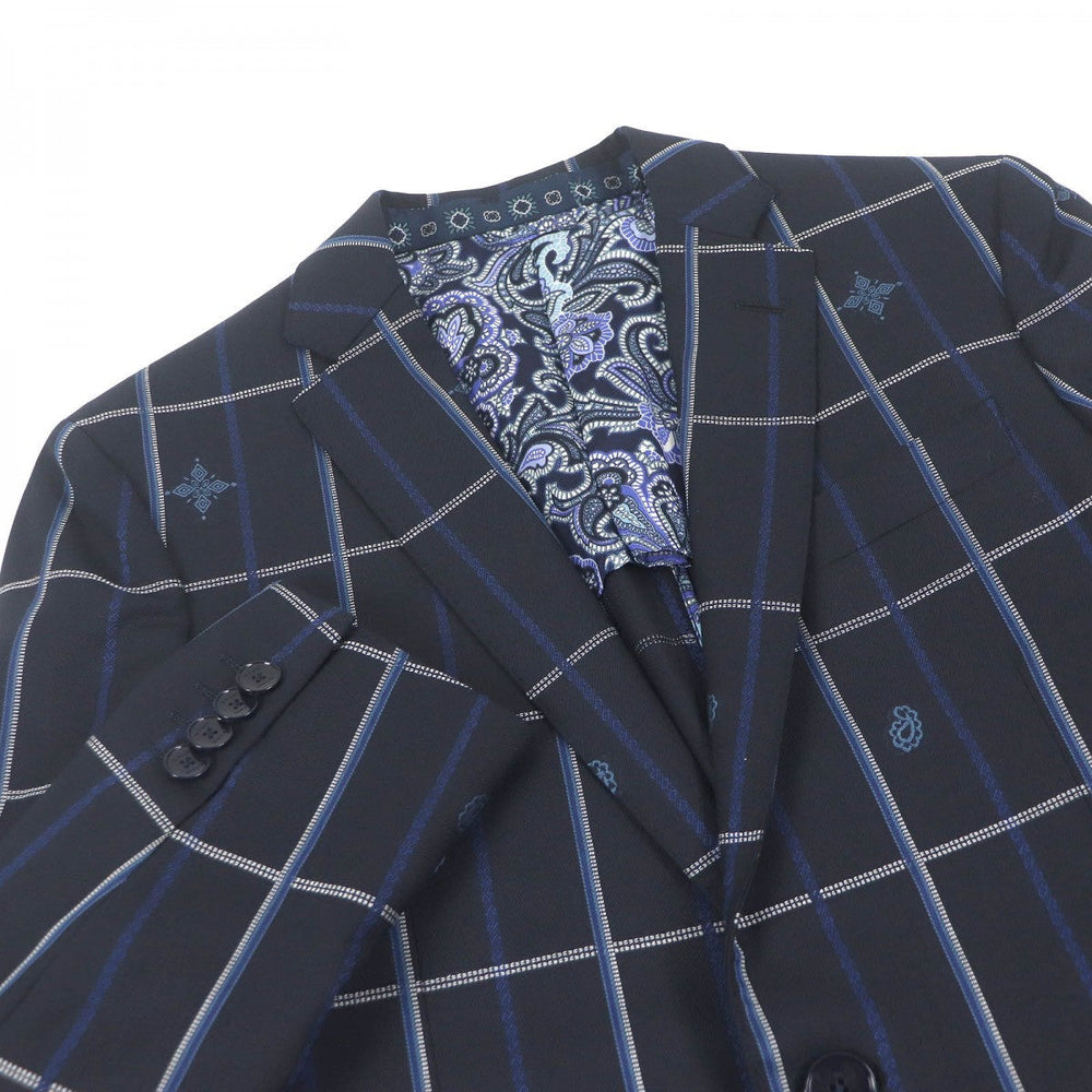 ETRO tailored jacket wool Navy 48