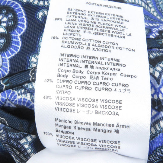 ETRO tailored jacket wool Navy 48