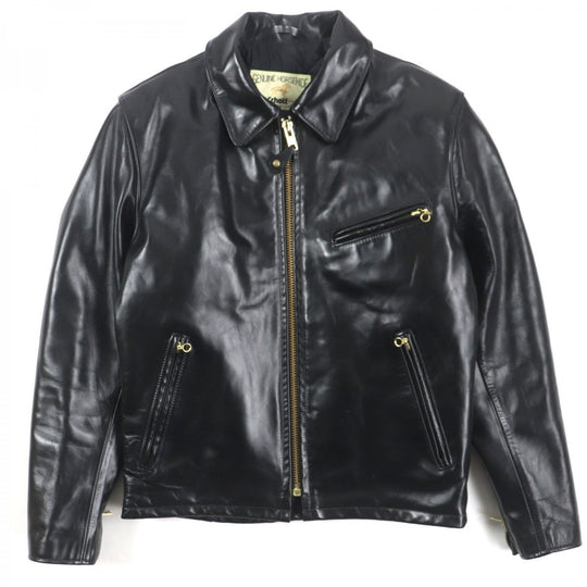 schott leather jacket 689H Main: Horsehide black mens 38 Used Authentic