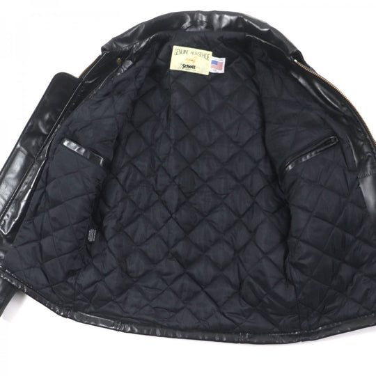 schott leather jacket 689H Main: Horsehide black mens 38 Used Authentic
