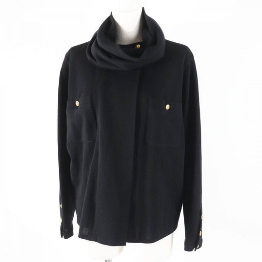CHANEL Jacket 26808／406 wool black 38