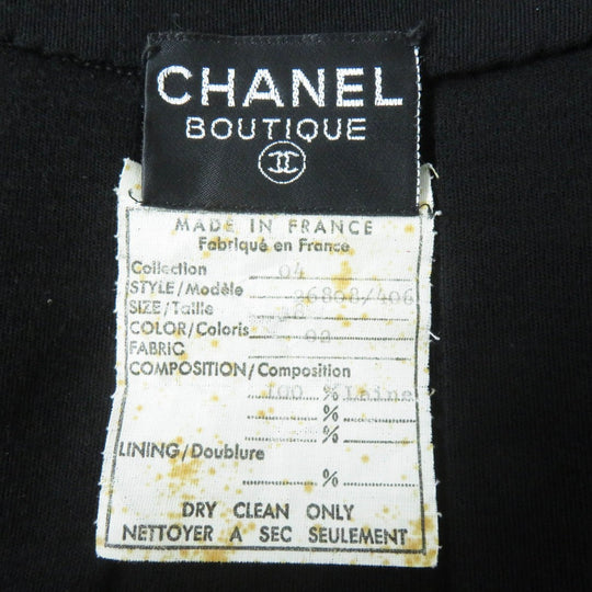 CHANEL Jacket 26808／406 wool black 38