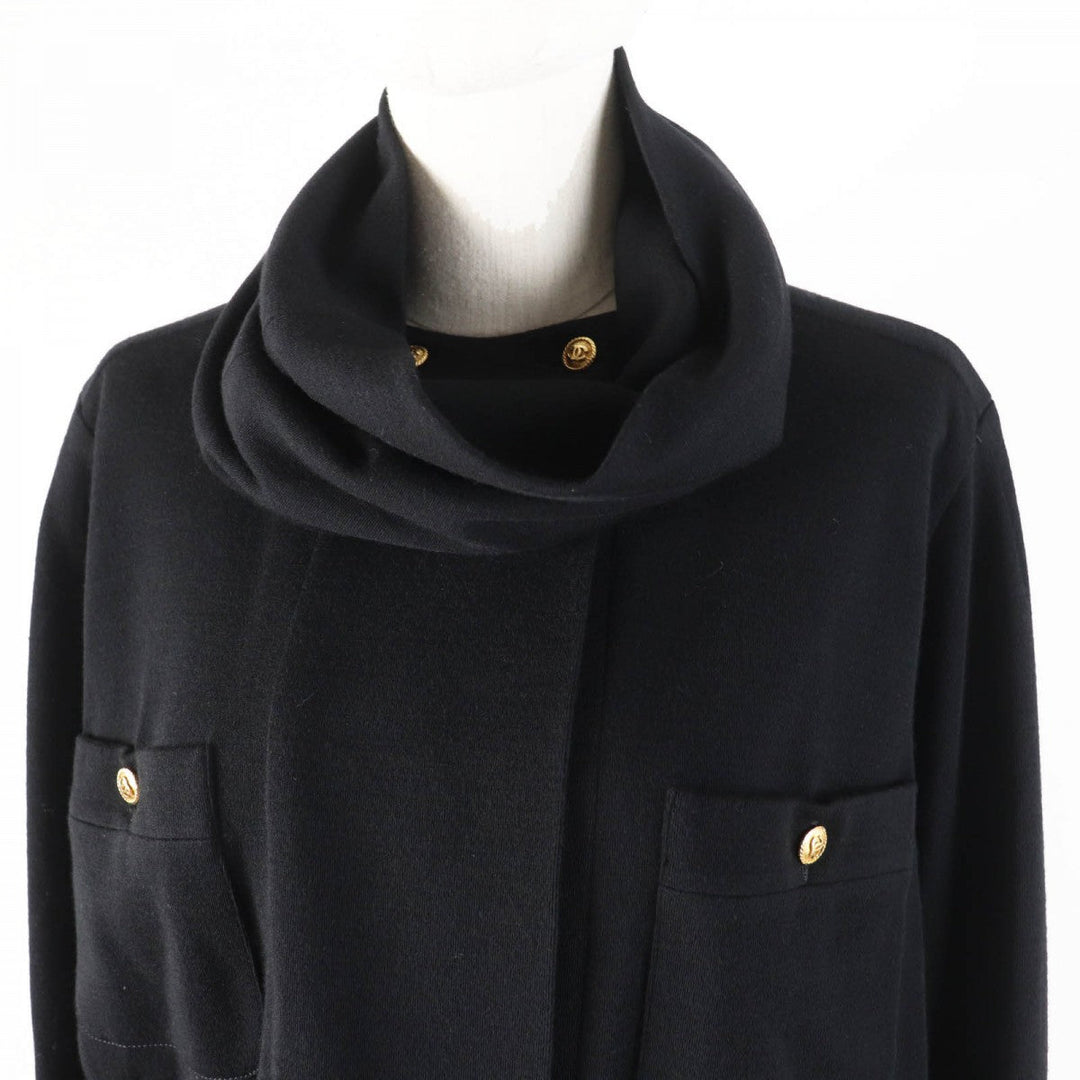 CHANEL Jacket 26808／406 wool black 38