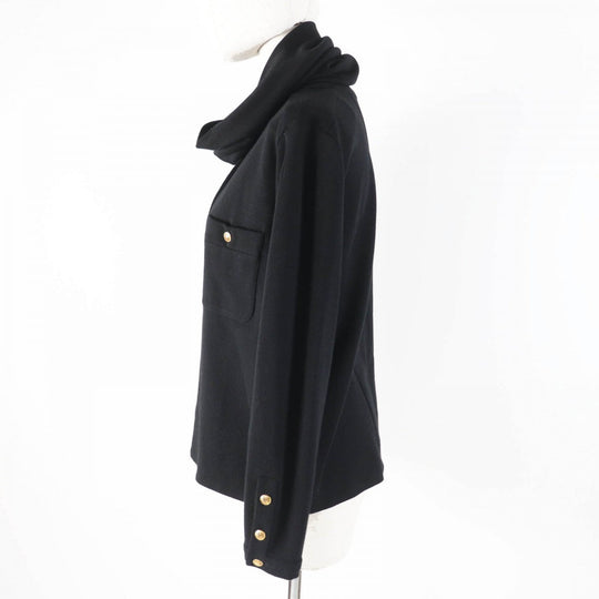 CHANEL Jacket 26808／406 wool black 38