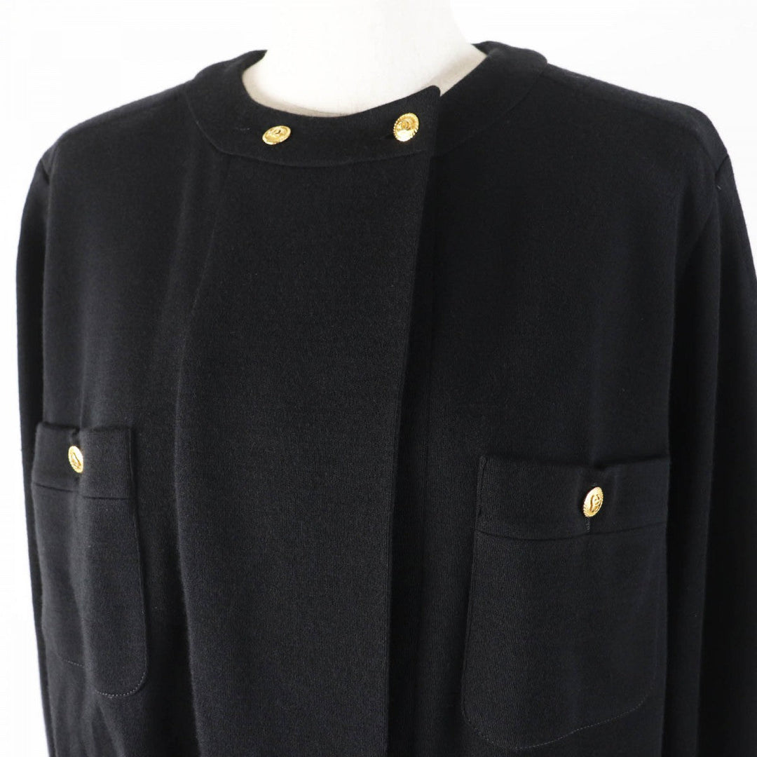 CHANEL Jacket 26808／406 wool black 38