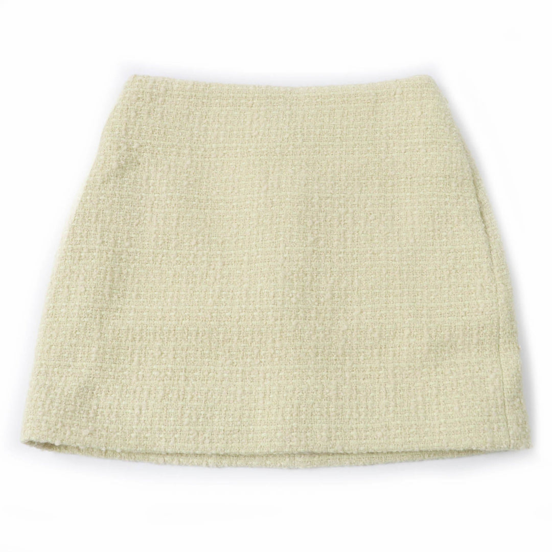 CELINE setup 2V34O764L Main: 78% wool, Main: 13% cotton, Main: 9% nylon, Lining: 100% rayon yellow Women 34 Used Authentic