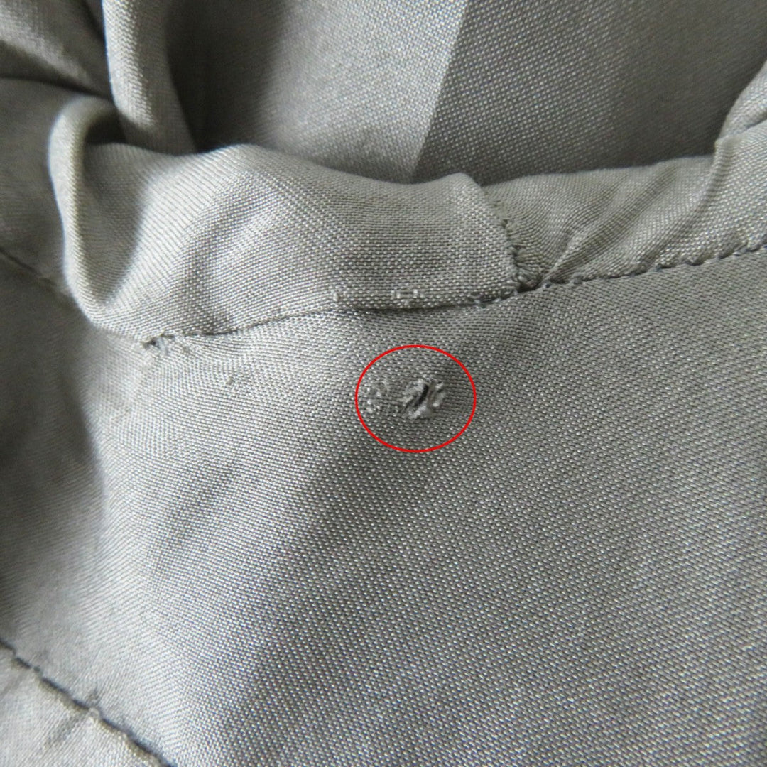 CHANEL coat P46625 wool Gray multi 38