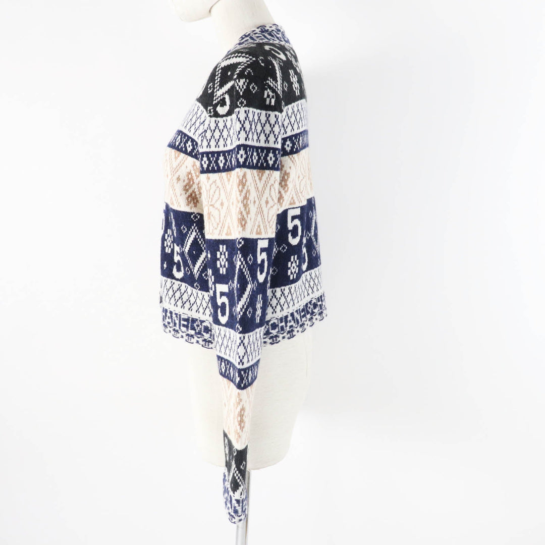 CHANEL cardigan 20B P65173 Main: 100% cashmere Multi Women 40 Used Authentic