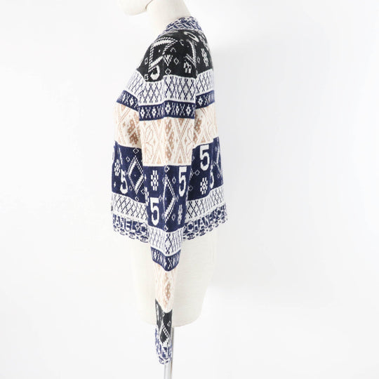 CHANEL cardigan 20B P65173 Main: 100% cashmere Multi Women 40 Used Authentic