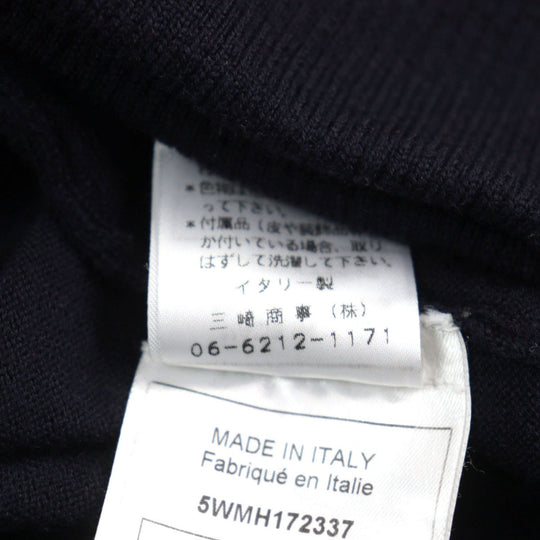 JOHN GALLIANO cardigan Main: 100% wool, part: 90% cotton, part: 10% nylon Dark Navy type mens S Used Authentic