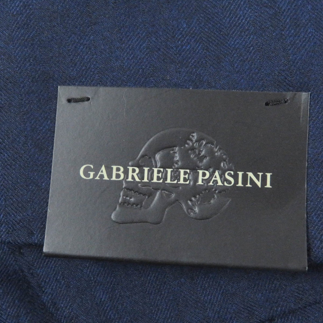 Gabriele Pasini tailored jacket Outer: 95% wool, Outer: 5% polyurethane, Lining: 100% rayon Navy mens 44 Used Authentic