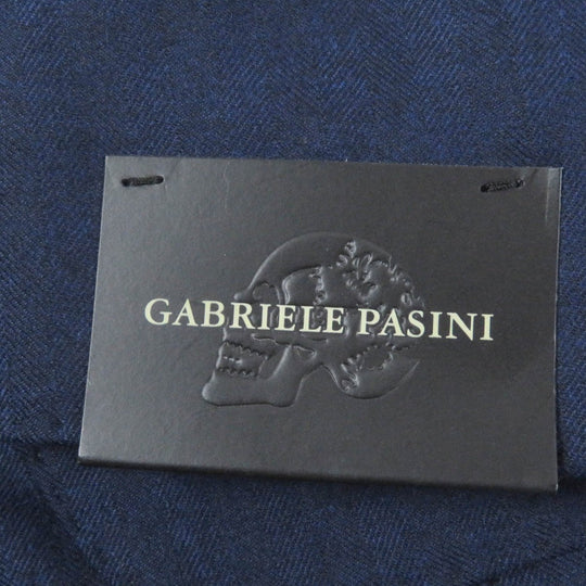Gabriele Pasini tailored jacket Outer: 95% wool, Outer: 5% polyurethane, Lining: 100% rayon Navy mens 44 Used Authentic