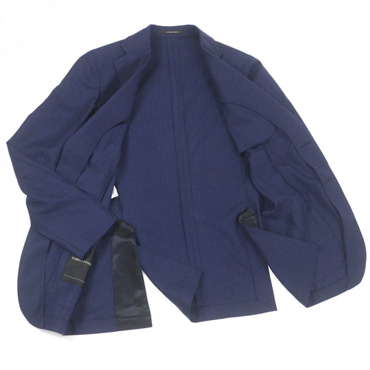 Gabriele Pasini tailored jacket Outer: 95% wool, Outer: 5% polyurethane, Lining: 100% rayon Navy mens 44 Used Authentic