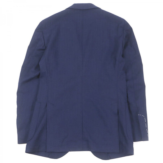 Gabriele Pasini tailored jacket Outer: 95% wool, Outer: 5% polyurethane, Lining: 100% rayon Navy mens 44 Used Authentic