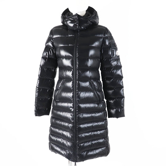 MONCLER down coat Outer: 100% nylon, Lining: 100% nylon, Part: 100% nylon, Filling: 90% down, Filling: 10% feather black MOKA Women Used Authentic