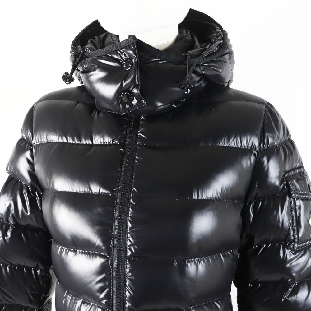 MONCLER down coat Outer: 100% nylon, Lining: 100% nylon, Part: 100% nylon, Filling: 90% down, Filling: 10% feather black MOKA Women Used Authentic