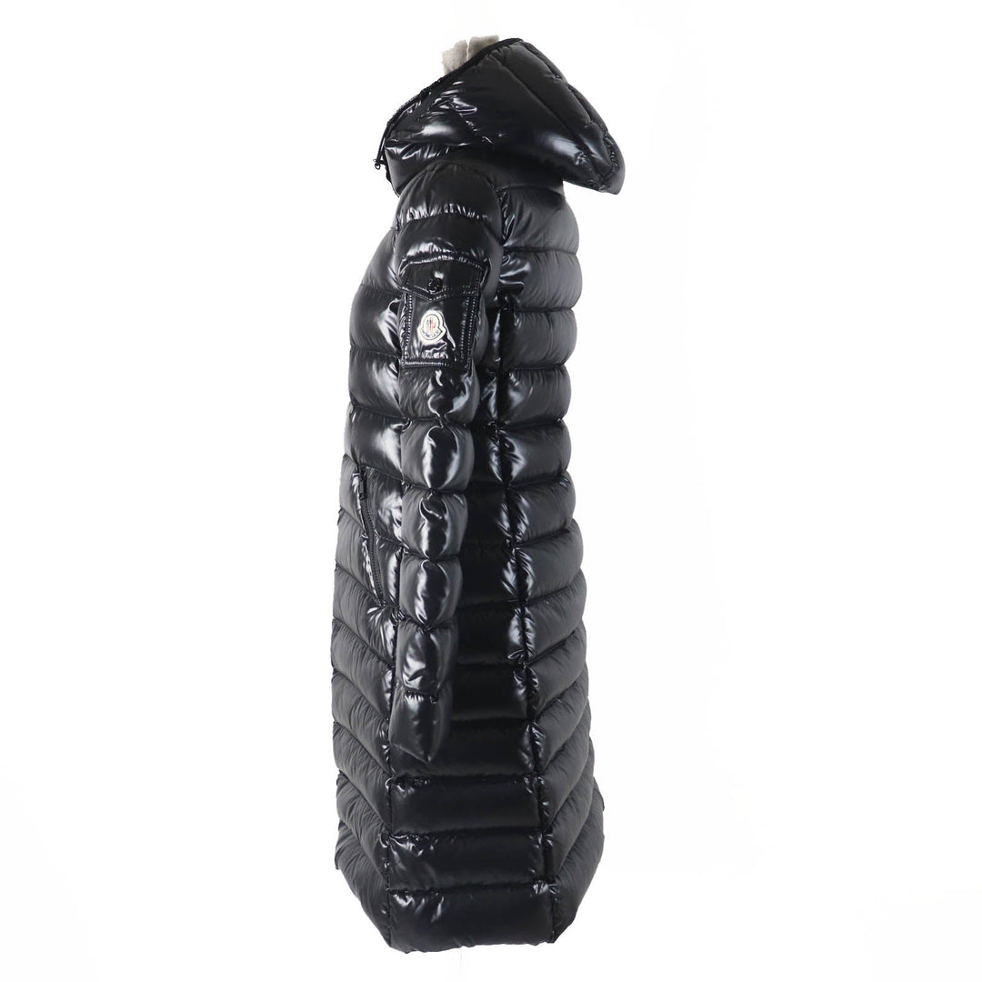 MONCLER down coat Outer: 100% nylon, Lining: 100% nylon, Part: 100% nylon, Filling: 90% down, Filling: 10% feather black MOKA Women Used Authentic