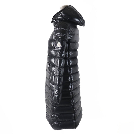 MONCLER down coat Outer: 100% nylon, Lining: 100% nylon, Part: 100% nylon, Filling: 90% down, Filling: 10% feather black MOKA Women Used Authentic