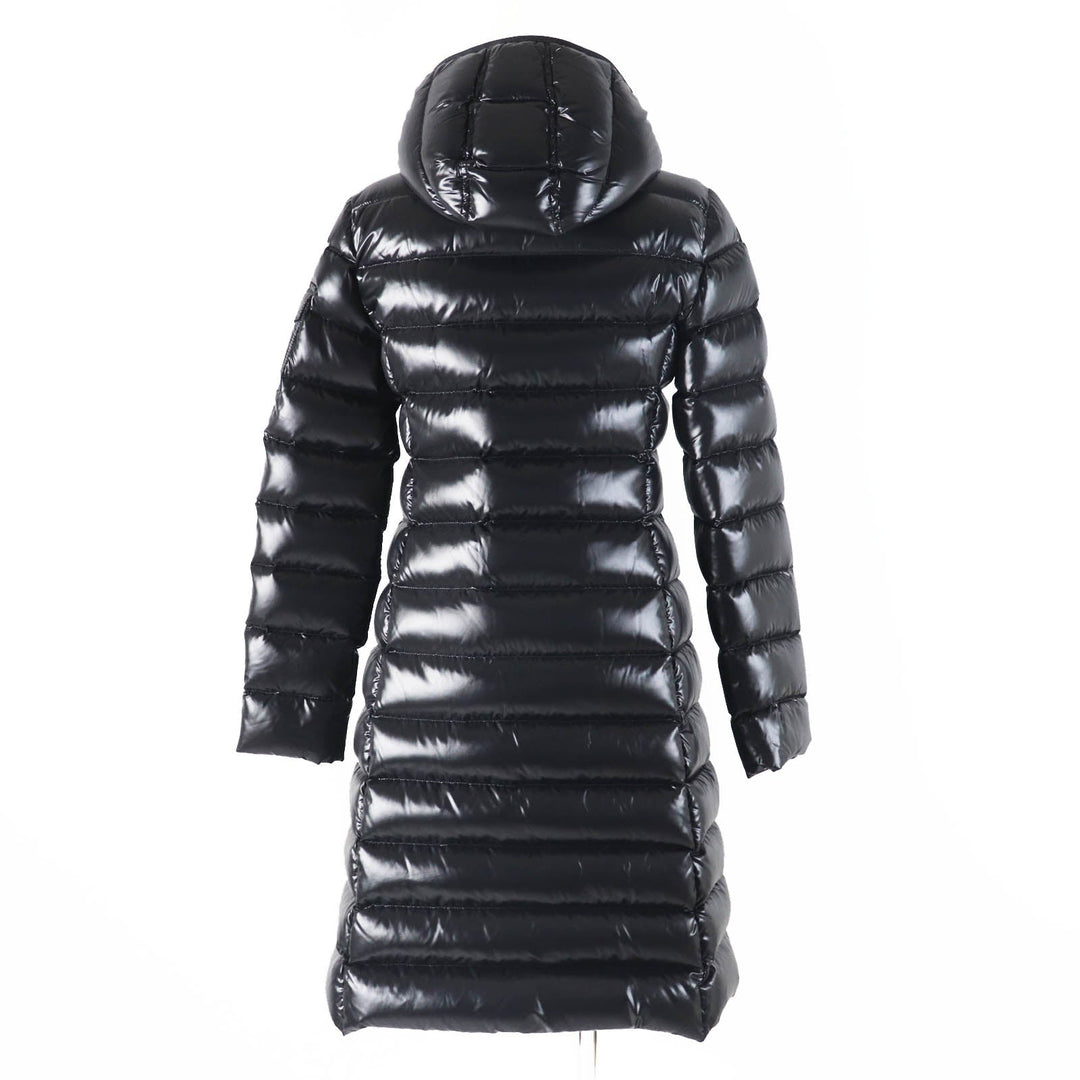 MONCLER down coat Outer: 100% nylon, Lining: 100% nylon, Part: 100% nylon, Filling: 90% down, Filling: 10% feather black MOKA Women Used Authentic
