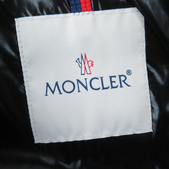 MONCLER down coat Outer: 100% nylon, Lining: 100% nylon, Part: 100% nylon, Filling: 90% down, Filling: 10% feather black MOKA Women Used Authentic