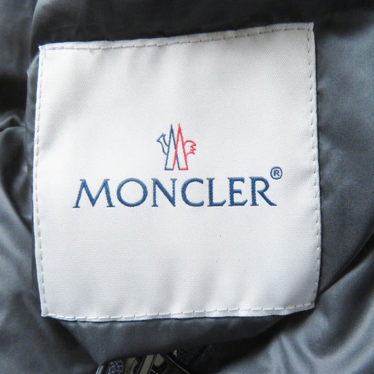 MONCLER Down jacket Outer material: 44% acrylic, Outer material: 31% polyester, Outer material: 25% acrylic, Lining: 100% nylon, Filling: 90% down gray GOURNAWA Women 00 Used Authentic