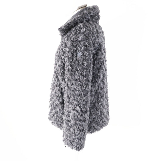 MONCLER Down jacket Outer material: 44% acrylic, Outer material: 31% polyester, Outer material: 25% acrylic, Lining: 100% nylon, Filling: 90% down gray GOURNAWA Women 00 Used Authentic
