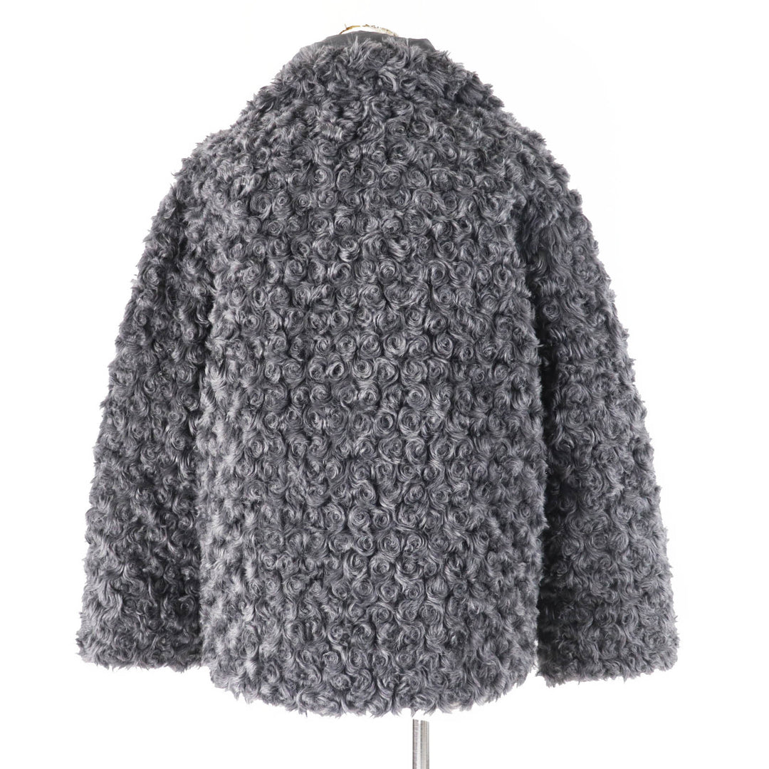 MONCLER Down jacket Outer material: 44% acrylic, Outer material: 31% polyester, Outer material: 25% acrylic, Lining: 100% nylon, Filling: 90% down gray GOURNAWA Women 00 Used Authentic
