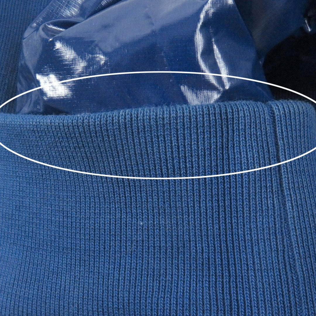 MONCLER sweat Main: 100% cotton, Main: 100% nylon blue SWEATSHIRT mens L Used Authentic