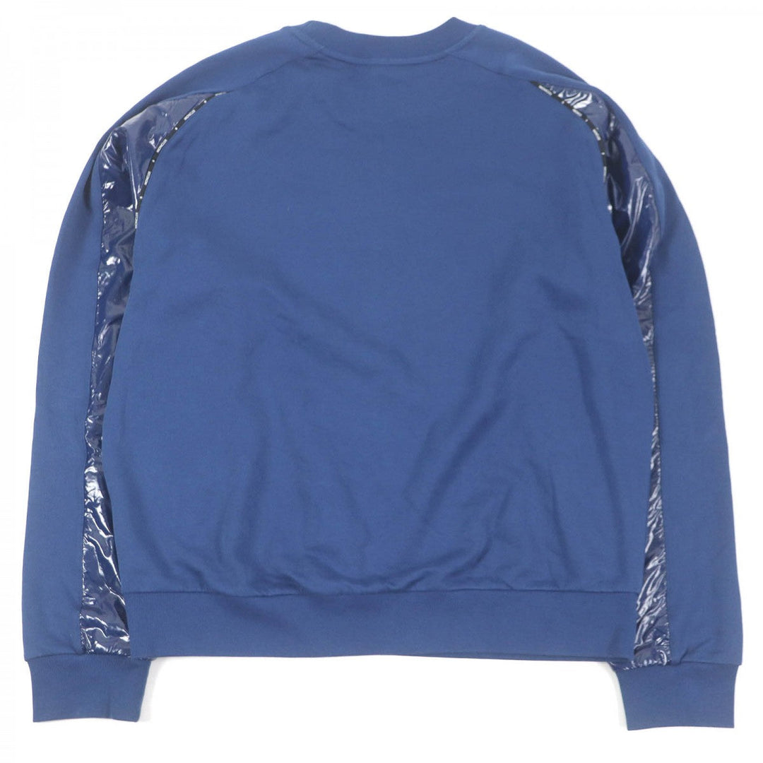 MONCLER sweat Main: 100% cotton, Main: 100% nylon blue SWEATSHIRT mens L Used Authentic