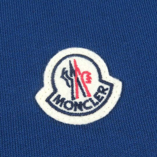 MONCLER sweat Main: 100% cotton, Main: 100% nylon blue SWEATSHIRT mens L Used Authentic