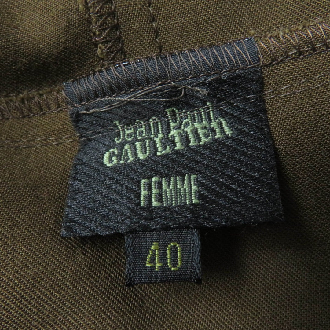 JEAN-PAUL GAULTIER one piece wool Brown 40